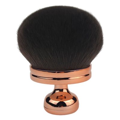 Extra Large Body Makeup Brush for Self Tanner for Bronzers Blend Self Tanning Applicator, 3 In Wide-headed Kabuki Brush, Instant Tan Application for Flawless Makeup (Gold-Black)