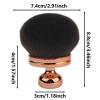 Extra Large Body Makeup Brush for Self Tanner for Bronzers Blend Self Tanning Applicator, 3 In Wide-headed Kabuki Brush, Instant Tan Application for Flawless Makeup (Gold-Black) view 2