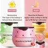 3 Pcs Honey Lip Balm, Strawberry Apple Lip Mask, Moisturizing Lip Sleeping Mask, Hydrate Repair Prevent Dry Cracked Lip (Strawberry + Honey + Apple Lip Balm) view 2