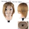 Barber Mannequin Head Male Haircut Training Head Men Human Hair Mannequin Head view 2