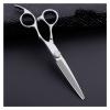 6.0 Inch Professional Stylist Haircut Scissors,Flat Cut,Bangs Cut Hair Cutting Scissors view 4