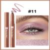 Erinde Cream Eyeshadow Stick, Metallic Eye Brightener Stick, Shimmer Creamy Eye Shadow Sticks with Built-in Sharpener, Long Lasting Waterproof Glitter Highlighter Eye Liner Pencil, 11 view 2