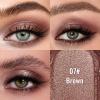 Erinde Shimmer Cream Eyeshadow, Highlighter Creme Eye Shadow Palette, Waterproof Long Lasting, Soft Shimmer Glitter Eye Brightener Makeup,Vegan & Cruelty, 07 Brown view 3