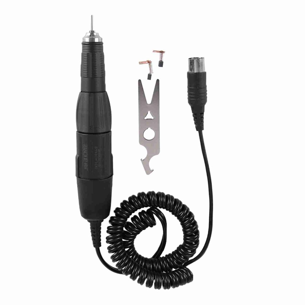 102L-2.35mm Electric Nail Drill Handle Handpiece for Electric Nail Manicure Machine (Black)