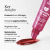 SPF 30 Brightening Lip Balm for Dark Lips with Peptides & Vitamin C | Prevents Pigmentation | Brightens & Hydrates Lips | Tinted Lip Balm -Light Mauve Glaze 12gm view 2