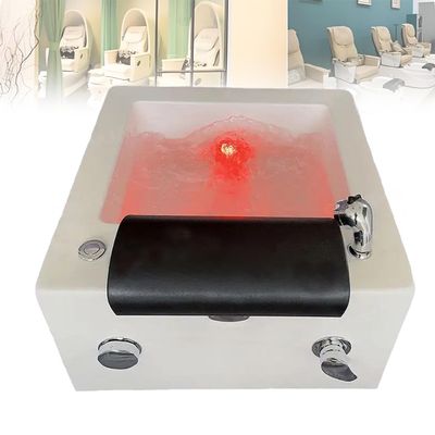 Acrylic Foot Bath,Foot Spa Bath Basin,Foot Massager Bath,Bubble Bath Spa,Can Automatically Drain and Adjust Hot and Cold Water,Traditional Medicine Therapy Assistance,B