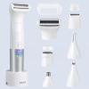 Shaver for Women, 6-in-1 Body Hair Trimmer, Facial & Pubic Hair Removal, IPX7 Waterproof Wet & Dry Grooming Electric Shaver Kit,Cordless Travel Razor with USB Charging Dock view 2