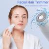 Shaver for Women, 6-in-1 Body Hair Trimmer, Facial & Pubic Hair Removal, IPX7 Waterproof Wet & Dry Grooming Electric Shaver Kit,Cordless Travel Razor with USB Charging Dock view 3