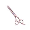 Professional hairdressing scissors for Forged in one piece of stainless steel, the scissors is tough and does not bend easily. Scissors are light, allow a precise cut in the comfort< view 2