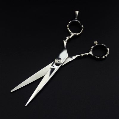 6" 17.5cm Shiny 440C Hairdressing Scissors Straight Thinning Shears 40 tooth handle Salon Haicut Shears Imported Size 6.0 inches (Inch) Level Total length 17.5 cm (CM)