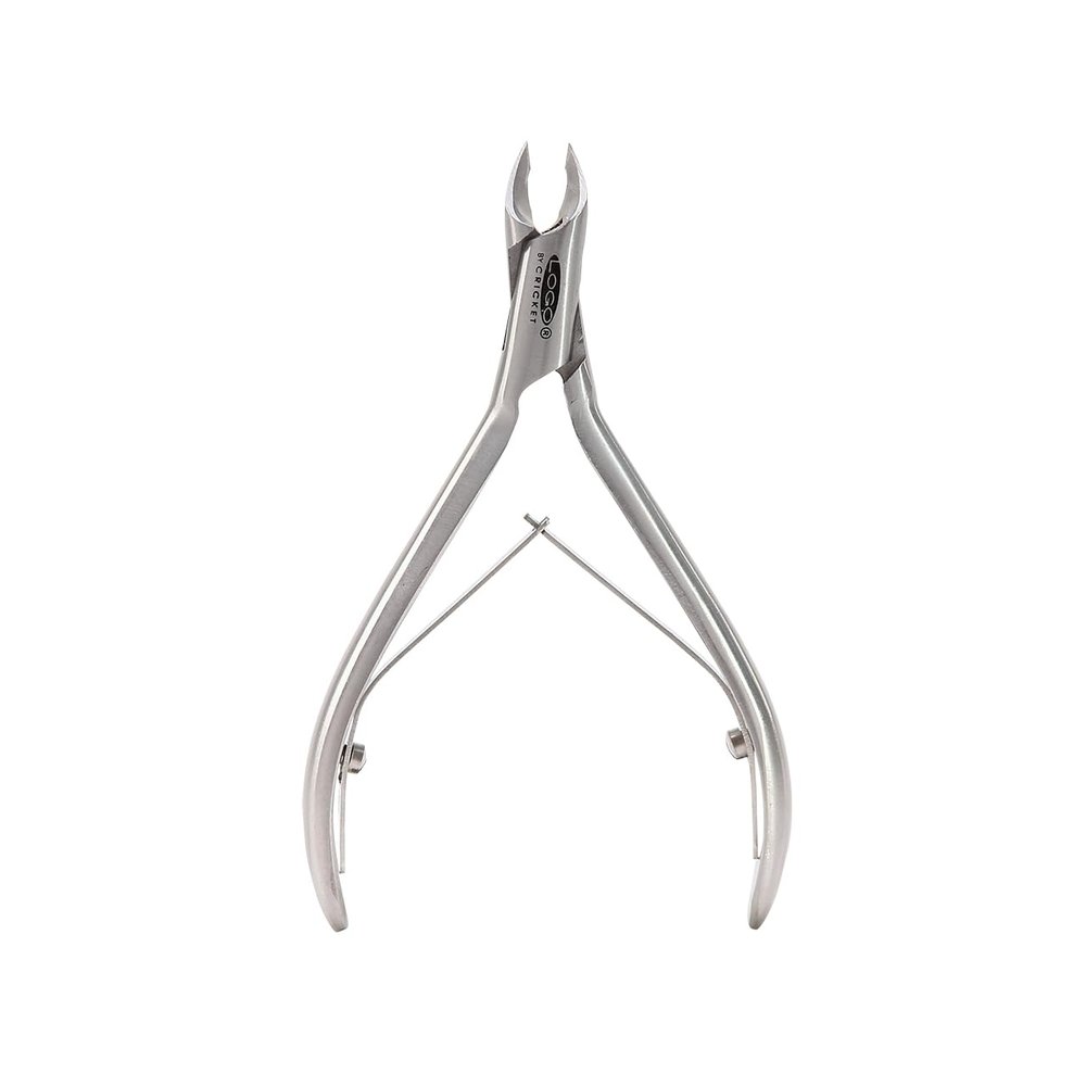 Cricket Logo 1/4 Jaw Nipper Professional Nailcare Tool for Professional Trimmer for Hands and Feet, Luxury Fine Sharp Tip, Stainless Steel