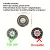 3pcs Replacement Blades,Compatible for Electric Shavers, Applicable to All Detachable Knife Mesh Models view 4