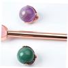 PENIKOKO Jade Face Roller Skin Care Massager Tool Facial Massage Tool Made of Crystal Jade for Travel Daily Use view 2