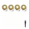 Shaver Head Replacement BladeCompatible For SkullPitbull Gold PRO Replacement Blade 4 Heads Shaver(Gold 4 pcs 1 set) view 1