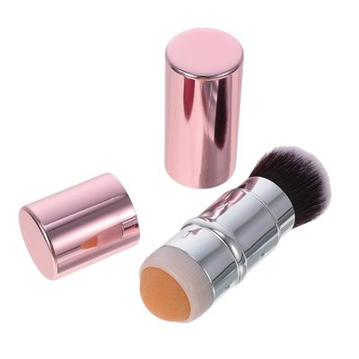 CTIRCHIU Mini Oil-absorbing Stone Facial Makeup Brush Dual- Design for Control and Skin Shine Reduction Go Use