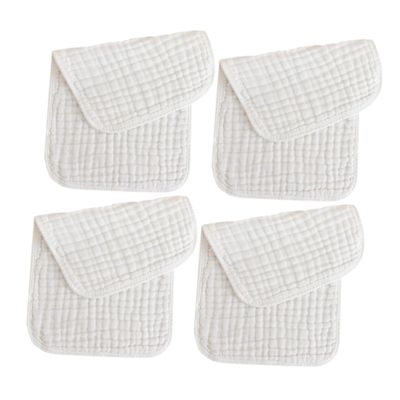 Beaupretty 4pcs Washcloths Soft Cotton Bath Towels for Newborns Highly Absorbent Face Burp Cloths Gentle for Daily Use and Special Occasions