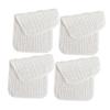 Beaupretty 4pcs Washcloths Soft Cotton Bath Towels for Newborns Highly Absorbent Face Burp Cloths Gentle for Daily Use and Special Occasions view 1