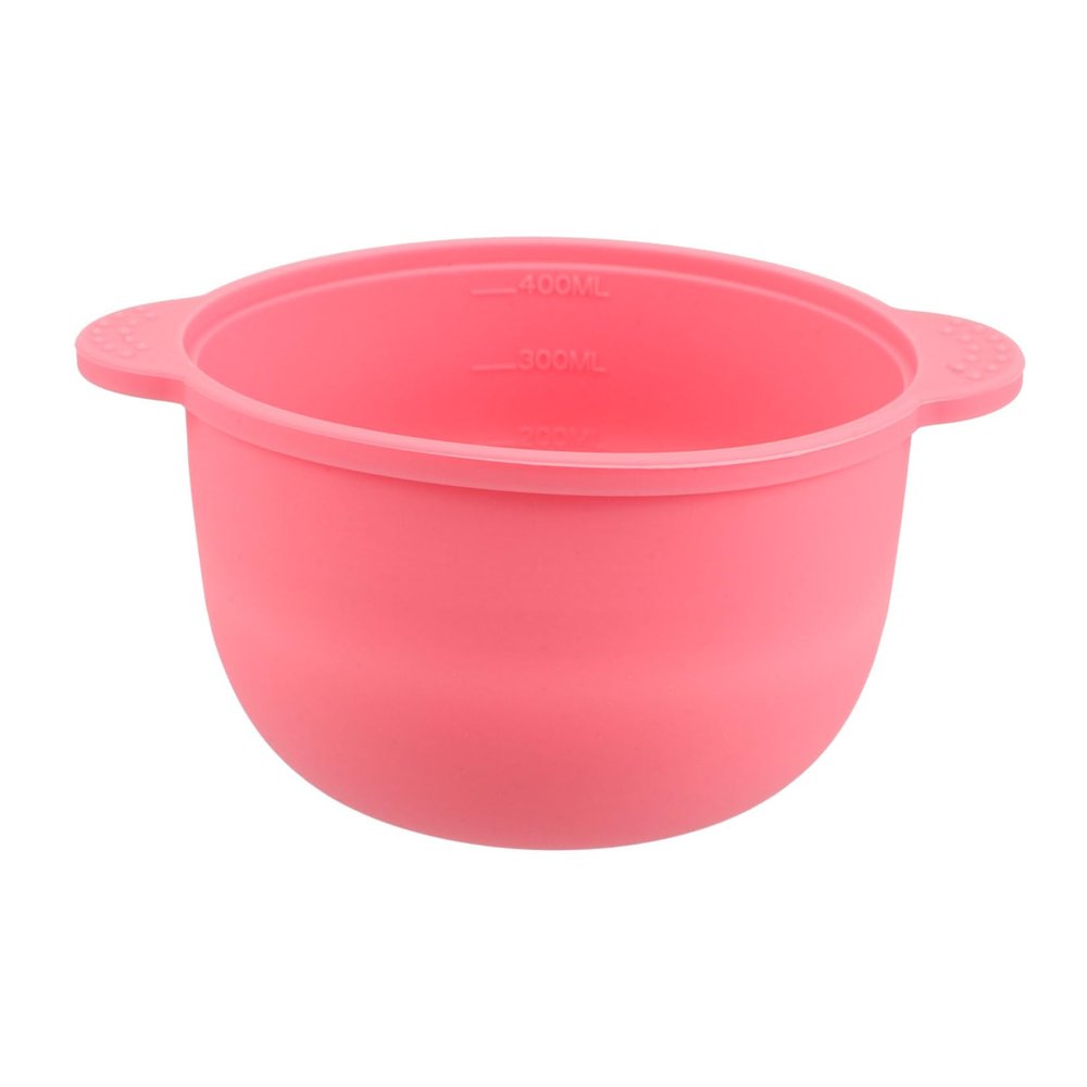DEARMAMY Silicone Facial Mask Mixing Bowl Wax Applicator for Beauty Treatments and Salon Elegant Design for Easy Storage and Use