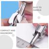 Beaupretty 2pcs Manual Nose Hair Trimmer for Men Precision Cutter Ear Hair Removal Tool Easy Grooming Scissors for Travel view 3
