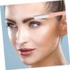 BATHVEVE 3pcs Pink Eyebrow Razors for Women Face Trimmer Compact and Skin-Friendly Grooming Tool for Precise Eyebrow Shaping and Touch-ups view 4