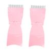Healeved 2PCS Portable Folding Steel Eyebrow Comb Compact Brow Grooming Tool for Women Practical Eyebrow Brush with Steel Needles for Home Salon Use Pink view 1