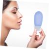 SECFOU 4pcs Portable Silicone Travel Bottles for Toiletries Refillable Lotion Containers Leakproof Squeeze Bottles for Shampoo Conditioner Liquid Soap for Travel Daily Use view 4