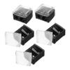 FOMIYES 5pcs Dual Holes Pencil Sharpener for Eyeliner Lip Liner and Eyebrow Pencils Portable Manual Makeup Tool Go and Travel view 1