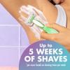 BIC Soleil 3 Sensitive Women's Disposable Razors, 3 Blades With Moisture Strip For a Silky Smooth Shave, 5 Piece Razor Set view 4