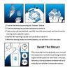 SH-98 Replacement HeadCompatible for PhilipsCompatible for NorelcoSeries SP9800 S9000 Premium SP9820 and SP9860 Shavers view 4