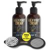 Derm Dude Holy Foot Repair Set | 2x Foot Creams plus 4-in-1 Foot Scrubber Repair Tool | W/All-Natural DeoPlex for Odor Control - MPV view 1