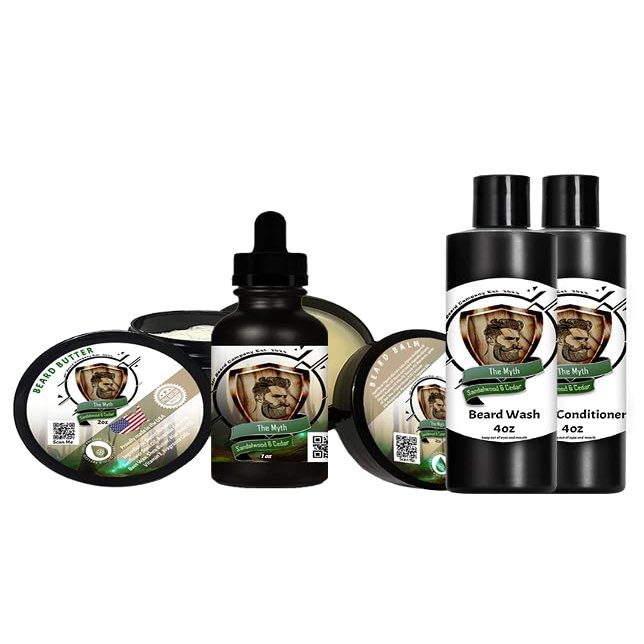 MF Beards Complete Beard Care Kit - The Myth - Sandalwood and Cedar