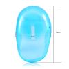 2 Pcs Ear Cover Protector, Shied Anti Staining Plastic Guard, Dye Coloring Cover, Protects Earmuffs From The Dye, for Hairdressing Shower, Dyeing Hair (Blue) view 2