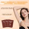 twoworld 50 Travel Deodorant Wipes Individually Wrapped Bulk Body Wipes view 4