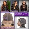 KXBKXB 32 Inch Body Wave Lace Front Wigs Human Hair 220% Density Frontal Wigs Human Hair Wigs for Black Women 13x6 HD Lace Front Wigs Pre Plucked Glueless Body Wave Wig view 3