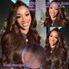 KXBKXB 32 Inch Body Wave Lace Front Wigs Human Hair 220% Density Frontal Wigs Human Hair Wigs for Black Women 13x6 HD Lace Front Wigs Pre Plucked Glueless Body Wave Wig view 4