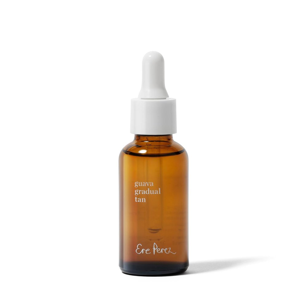 Ere Perez - Guava Gradual Tan | Illuminate + Even Skin Tone Without Streaks | Vitamin C + Aloe | Vegan, Cruelty-Free, Clean Beauty Safe for All Skin Types (1 fl oz | 30 ml)