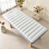 LDLCYCN White,180 * 60cm, 5Cm Latex Foam Massage Bed Mattress Topper with Removable Cover Foldable Beauty Salon Mattress Lash Bed Topper Spa Bed Mattress Non-Slip Lash Bed Cushion Square Head view 1