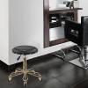 Industrial Style Rolling Stool with Wheels,Round Swivel Stool Chair Leather Padded Seat,380Lbs Capacity,Adjustable Work Stool Hydraulic Stool for Home Office Shop Spa Sal, view 2