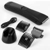 TEGH 7-in-1 Electric Grooming Kit for Men | Cordless, Waterproof Beard Trimmer, Hair Clipper, Shaver & Body Groomer | Professional Barber Clippers with Nose, Ear & Facial Attachments (P17 Black). view 1