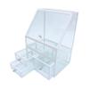 Alipis Large Capacity Makeup Organizer Transparent Cosmetic Storage Station for Efficient Dresser Organization for Brushes Lipsticks and Accessories Space Saving view 1