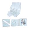 Alipis Large Capacity Makeup Organizer Transparent Cosmetic Storage Station for Efficient Dresser Organization for Brushes Lipsticks and Accessories Space Saving view 2