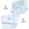 Alipis Large Capacity Makeup Organizer Transparent Cosmetic Storage Station for Efficient Dresser Organization for Brushes Lipsticks and Accessories Space Saving view 4