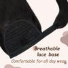 FAAAL Ponytail Extension Human Hair #1B Natural Black 100% Remy Human Hair Ponytail Extension Straight Wrap Around Ponytails One Piece Hairpiece for Women 12 inch 65g view 4
