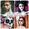 YBUETE White Face Body Painting Stick, Professional Full-coverage Cream White Face Paint for Halloween SFX Skeleton Ghost Zombie Clown Goth Cosplay Makeup, Washable Body Stick for Adult Costume Party view 3
