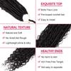 Boho Faux Locs Crochet Hair 24 Inch 8 Packs Soft locs Curly Ends Bohemian Locs Crochet Hair for Black Women (2#, 24 Inch(pack of 8)) view 3
