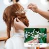 24 PCS Wedding Bridal Hair Combs Pearls Flower Hair Side Comb Bridal Rhinestone Hair Clips Hairpieces Wedding Hairs Accessories for Brides Bridesmaids (Gold) view 4