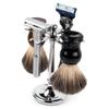 FOMIYES Razor Brush Rack Organizer for Men Compact Shaving Tool Holder for Bathroom Storage Keeps Brushes Dry and Organized for and Boyfriends view 4