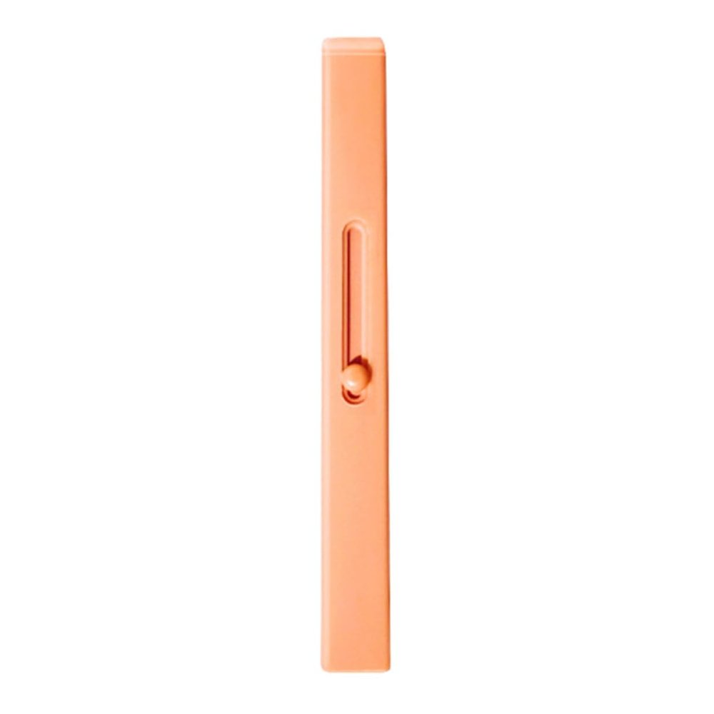 Didiseaon 1Pc Portable Retractable Lip Brush Warm Orange Makeup Tool Compact Lipstick Applicator for Travel Home Use Durable Skin Friendly Design present for Women