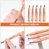 Didiseaon 1Pc Portable Retractable Lip Brush Warm Orange Makeup Tool Compact Lipstick Applicator for Travel Home Use Durable Skin Friendly Design present for Women view 4