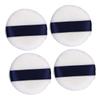 ARTSEWPLY 4pcs Fluffy Powder Puff Soft Velour Makeup Applicators with Ribbon for Loose Powder Foundation Lightweight and Skin-friendly for Daily and view 1
